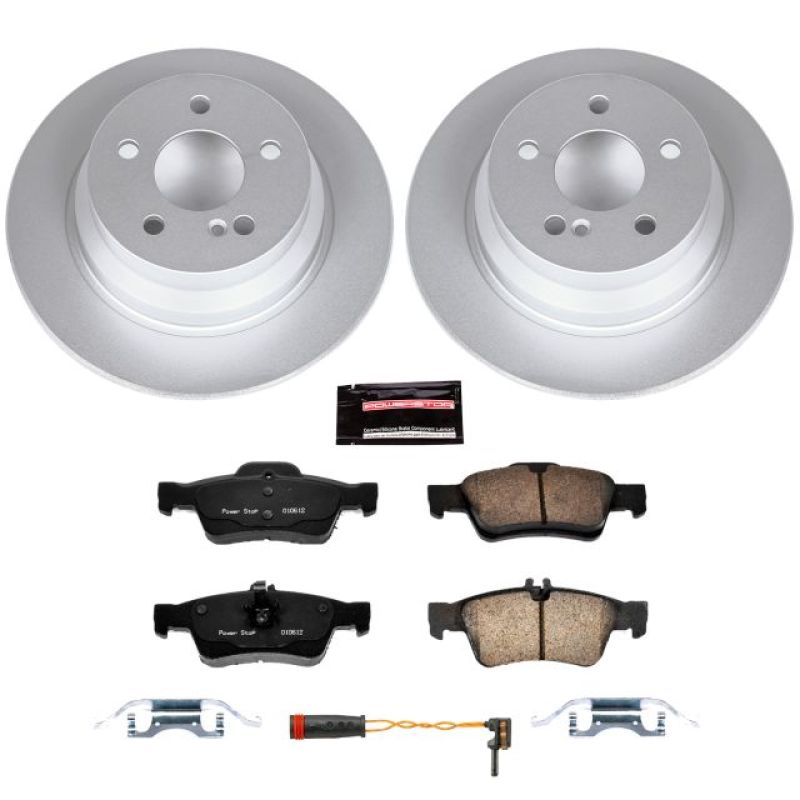 Power Stop 14-16 Mercedes-Benz E250 Rear Z23 Evolution Sport Coated Brake Kit Brake Kits - Performance D&S PowerStop