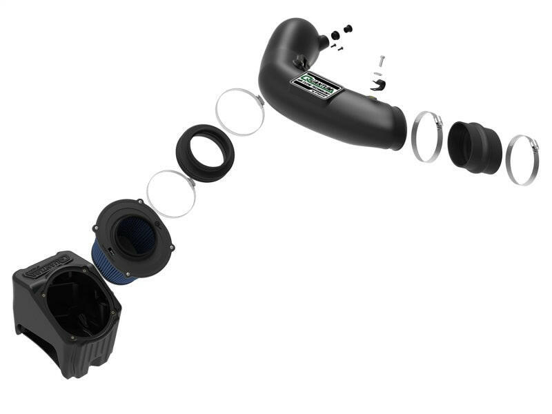 aFe Quantum Pro 5R Cold Air Intake System 17-18 Ford Powerstroke V8-6.7L - Oiled Cold Air Intakes aFe