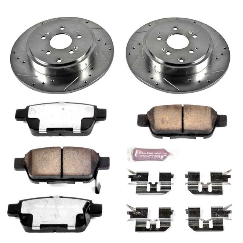 Power Stop 06-14 Honda Ridgeline Rear Z36 Truck & Tow Brake Kit Brake Kits - Performance D&S PowerStop