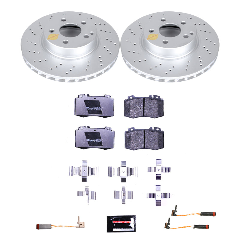 Power Stop 04-06 Mercedes-Benz E500 Front Euro-Stop Brake Kit Brake Kits - OE PowerStop