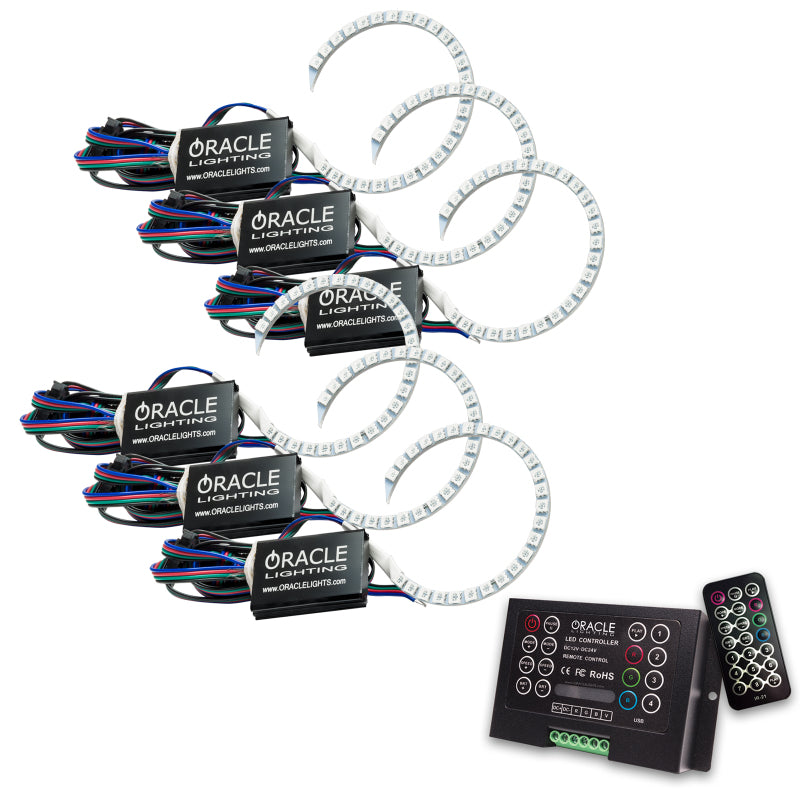 Oracle Mazda 3 04-09 Halo Kit - ColorSHIFT w/ 2.0 Controller Headlights ORACLE Lighting