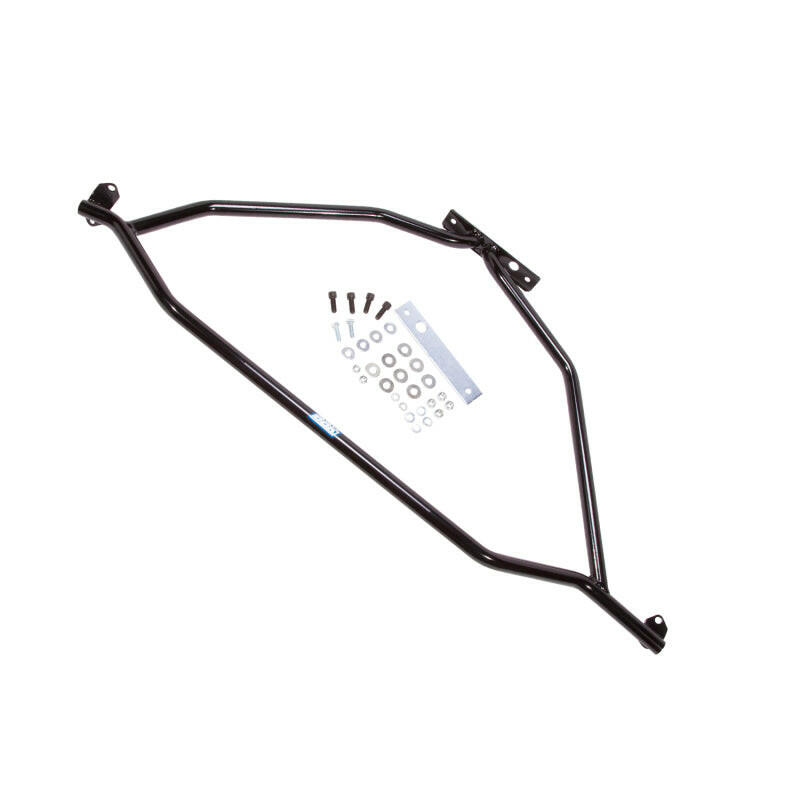 BBK 86-93 Mustang 5.0 Tubular Strut Tower Brace - Black Powdercoat Finish Strut Bars BBK