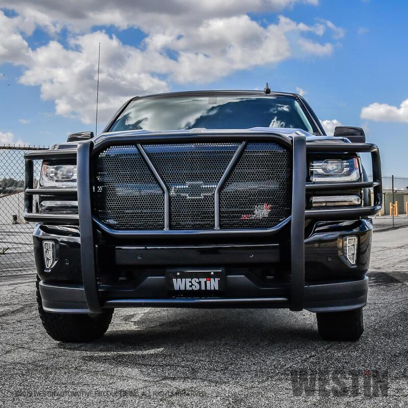 Westin 2016-2018 Chevrolet Silverado 1500 HDX Grille Guard - Black Grille Guards Westin