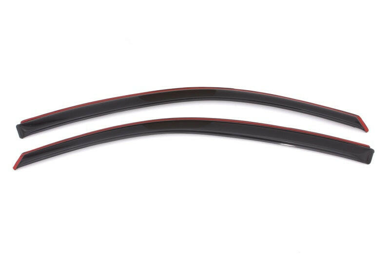 AVS 13-17 Honda Accord Coupe Ventvisor In-Channel Window Deflectors 2pc - Smoke Wind Deflectors AVS