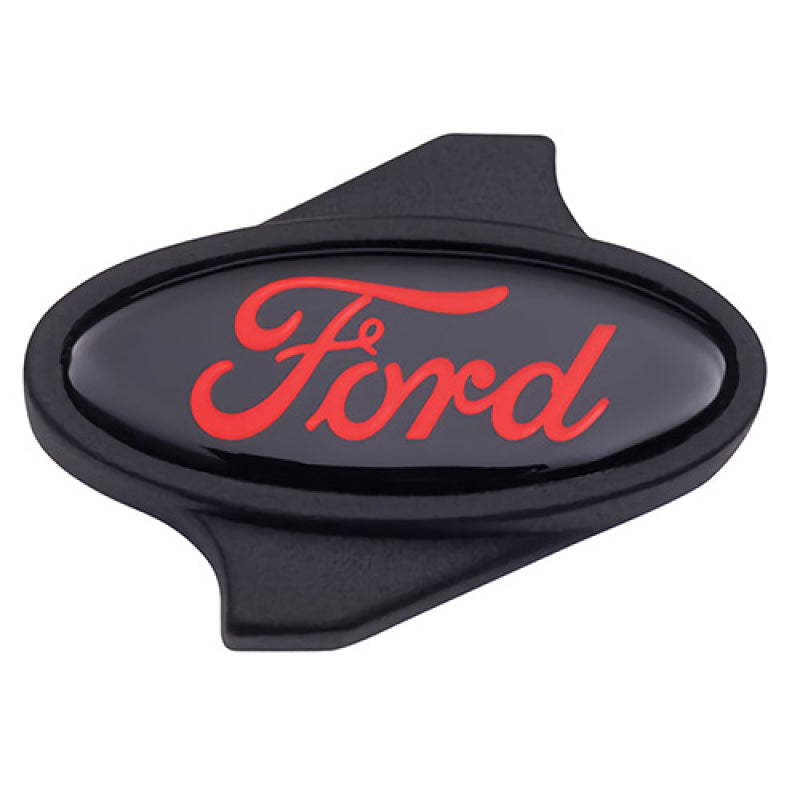 Ford Racing Air Cleaner Nut w/ Red Ford Logo - Black Hardware Kits - Other Ford Racing