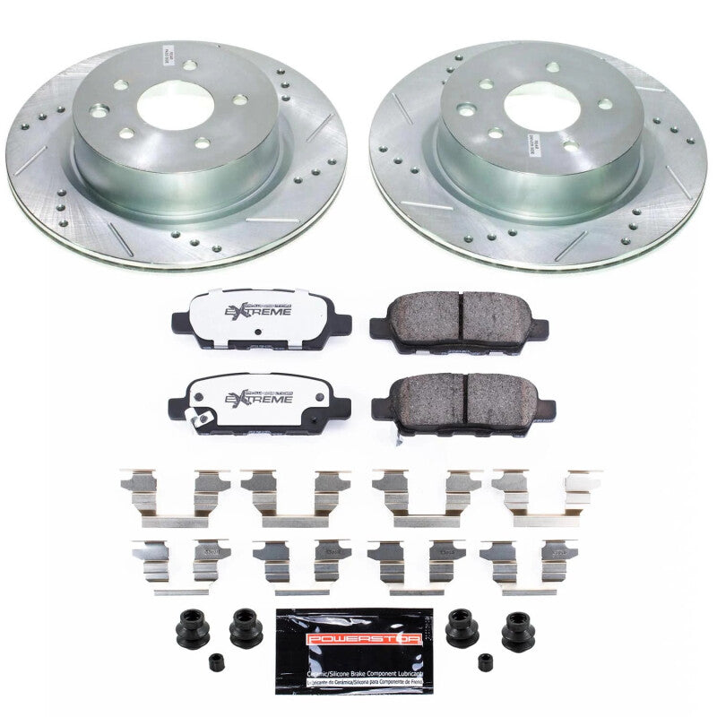 Power Stop 08-09 Infiniti EX35 Rear Z26 Street Brake Kit Brake Kits - Performance D&S PowerStop