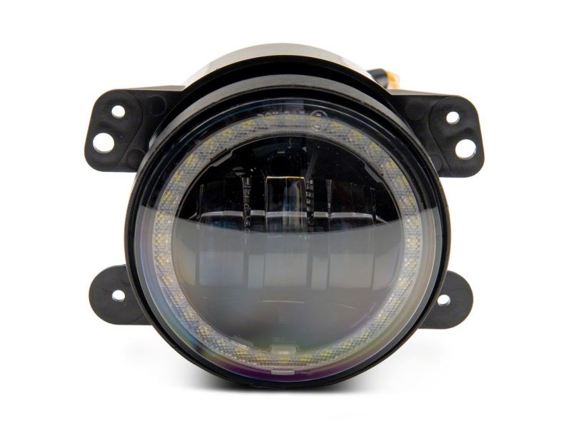Raxiom 07-18 Jeep Wrangler JK Axial Series 4-In LED Fog Lights w/ Halo Headlights Raxiom