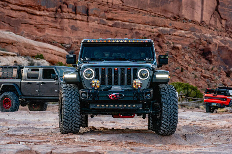 Oracle Jeep Wrangler JL/Gladiator JT Integrated Windshield LED Light Bar System Light Mounts ORACLE Lighting