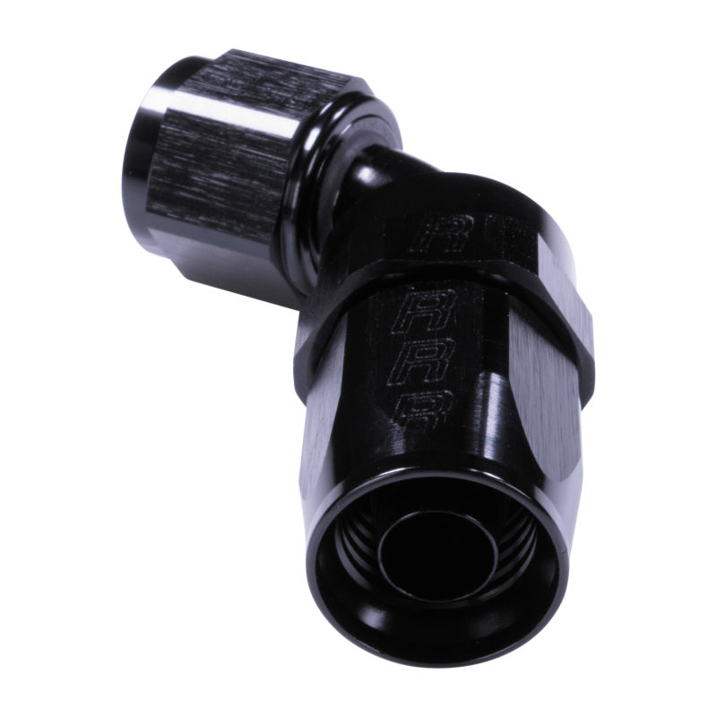 Russell 8AN ProClassic 60 Degree Hose End - Black Hoses Russell