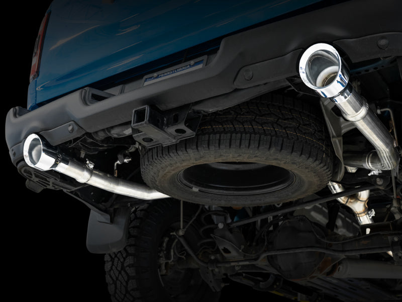 AWE Tuning 09-18 RAM 1500 5.7L (w/Cutouts) 0FG Dual Rear Exit Cat-Back Exhaust - Chrome Silver Tips Catback AWE Tuning