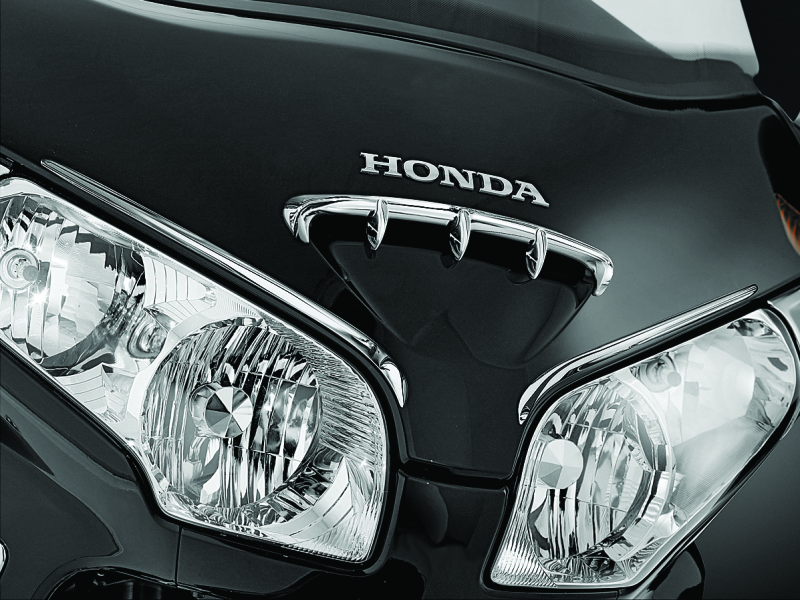 Kuryakyn Fairing Scoop Trim 01-10 Honda GL1800 Chrome Exterior Trim Kuryakyn