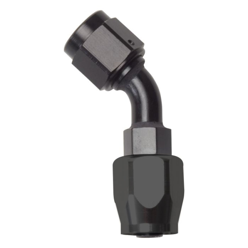 Russell Performance -8 AN Black 45 Degree Full Flow Hose End Fittings Russell