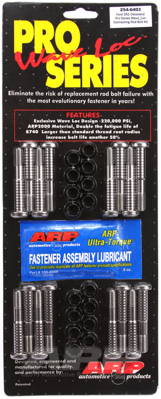 ARP SB Ford 351C Wave-Loc Rod Bolt Kit Rod Bolt Kits ARP