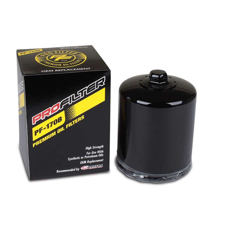 ProFilter Harley Spin-On Black Various Performance Oil Filter Oil Filters ProFilter