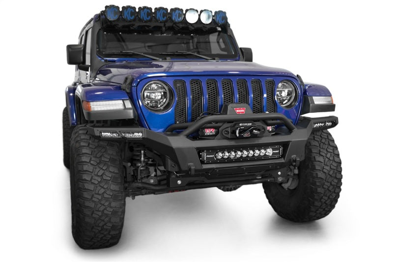 ADD 18-24 Jeep Wrangler JL / 18-24 Jeep Gladiator JT Phantom Winch Rear Bumper Bumpers - Steel Addictive Desert Designs
