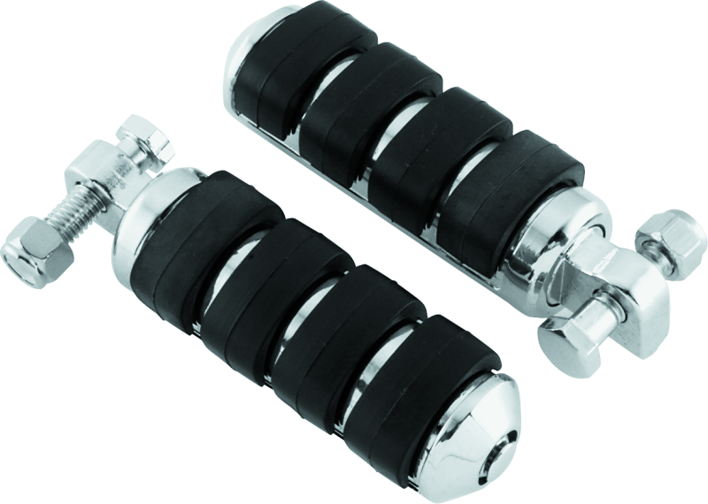Kuryakyn ISO Peg Small With Male Adapter Chrome (Pair) Footpegs Kuryakyn