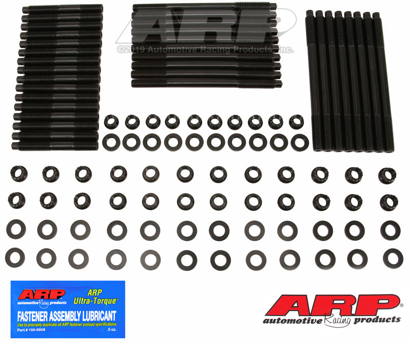 ARP Small Block Chevy w/ Brodix Rodeck Alum Block BD1010 and BD2000 Heads - Head Stud Kit Head Stud & Bolt Kits ARP