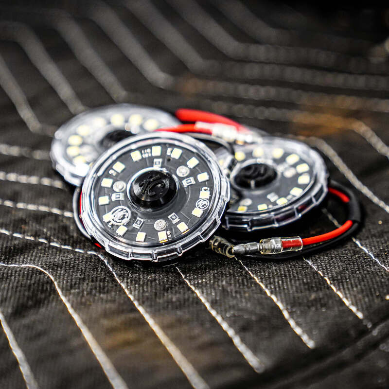 KC HiLiTES Cyclone V2 2.2in. LED Accessory Light 5w Flood Beam (Single) - Clear Lens Light Bars & Cubes KC HiLiTES