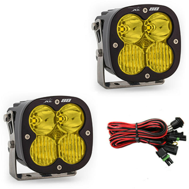 Baja Designs XL80 Series Driving Combo Pattern Pair LED Light Pods - Amber Light Bars & Cubes Baja Designs
