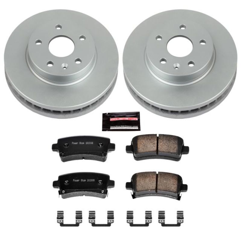 Power Stop 12-16 Buick LaCrosse Rear Z17 Evolution Geomet Coated Brake Kit Brake Kits - Performance Blank PowerStop