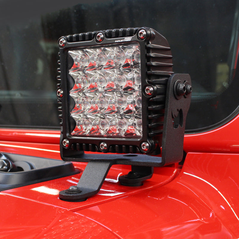 Go Rhino 18-20 Jeep Wrangler JL/JLU/Gladiator JT Light Mount - 6in Q4 Series Light Mounts Go Rhino
