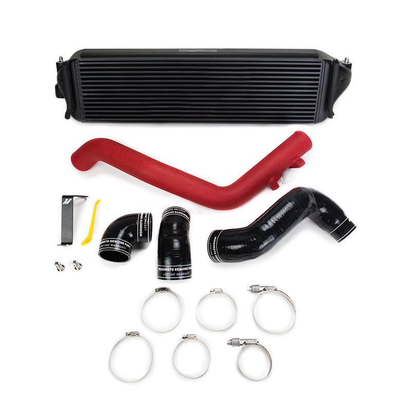 Mishimoto 2017+ Honda Civic Type R Intercooler Kit - Black Intercooler Red Pipes Intercooler Kits Mishimoto