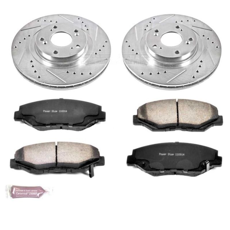 Power Stop 13-15 Acura ILX Front Z36 Truck & Tow Brake Kit Brake Kits - Performance D&S PowerStop