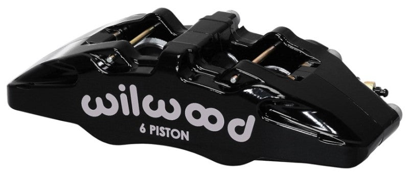 Wilwood Caliper-Forged Dynapro 6 5.25in Mount-R/H 1.62/1.12/1.12in Pistons 0.81in Disc Brake Calipers - Perf Wilwood