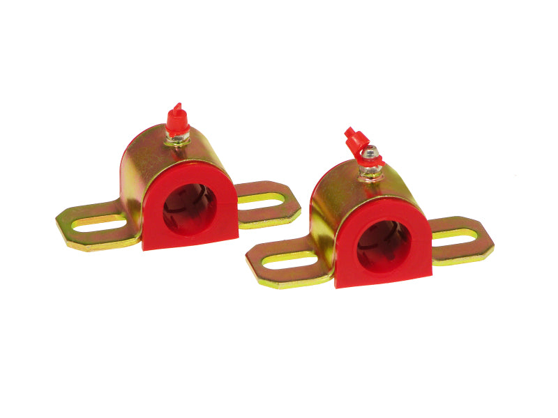 Prothane Universal Greasable Sway Bar Bushings - 22MM - Type A Bracket - Red Sway Bar Bushings Prothane