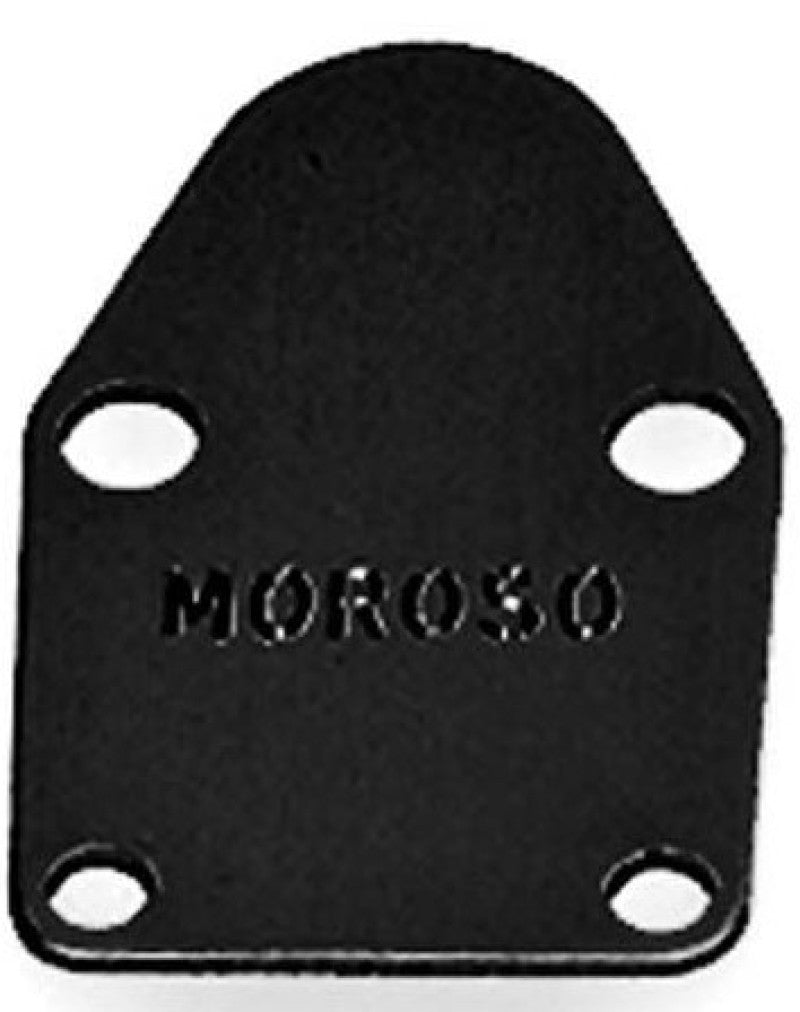 Moroso Chevrolet Small Block Fuel Pump Block-Off Plate - Aluminum Block Off Plates Moroso