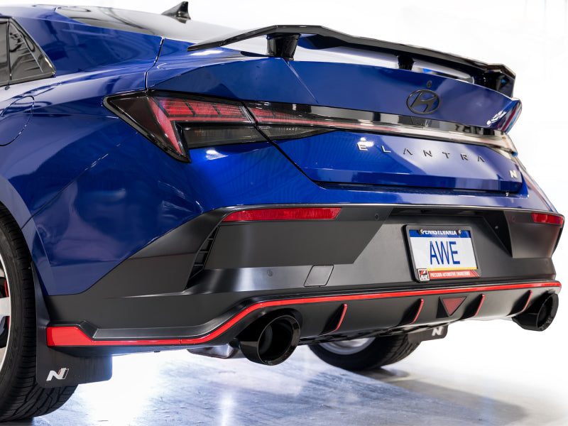 AWE Tuning 22-26 Hyundai Elantra N Track Edition Cat-Back Exhaust - Diamond Black Tips Catback AWE Tuning