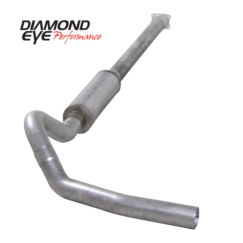 Diamond Eye KIT 4in Catback Single MFLR RPLCMENT PIPE SS 01-05 CHEVY/GMC 6.6L 2500/3500 Catback Diamond Eye Performance
