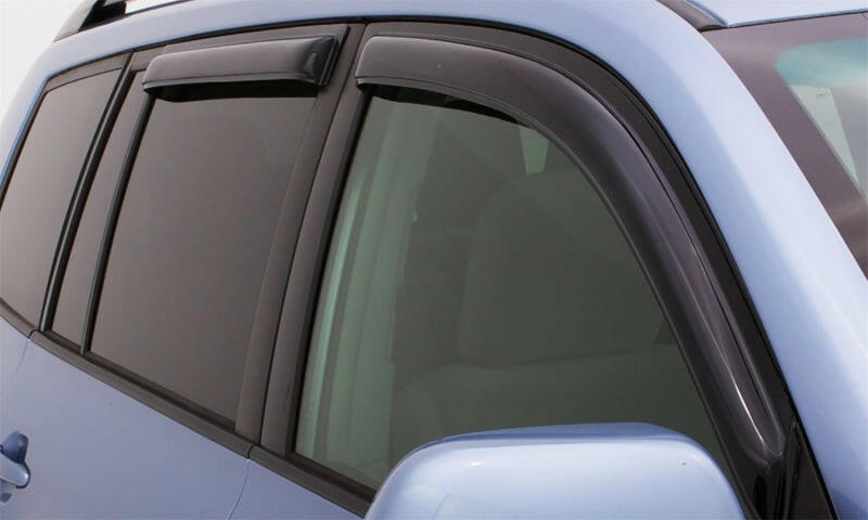 AVS 17-22 Nissan Kicks Ventvisor Outside Mount Window Deflectors 4pc - Smoke Wind Deflectors AVS