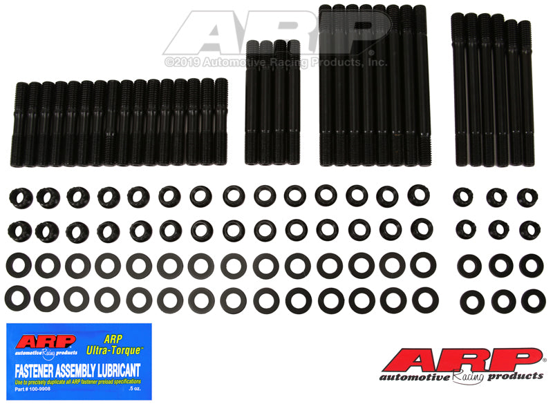 ARP SB Chevy, w/Bowtie alum and cast blck, undercut hsk Rod Bolt Kits ARP