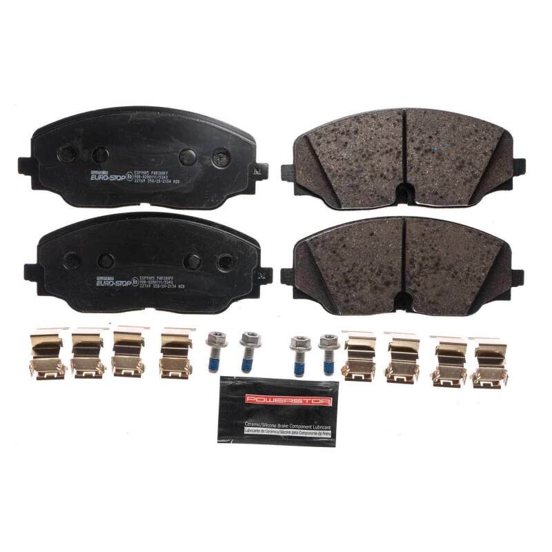 Power Stop 2020 Volkswagen Atlas Cross Sport Euro-Stop ECE-R90 Front Brake Pads Brake Pads - OE PowerStop