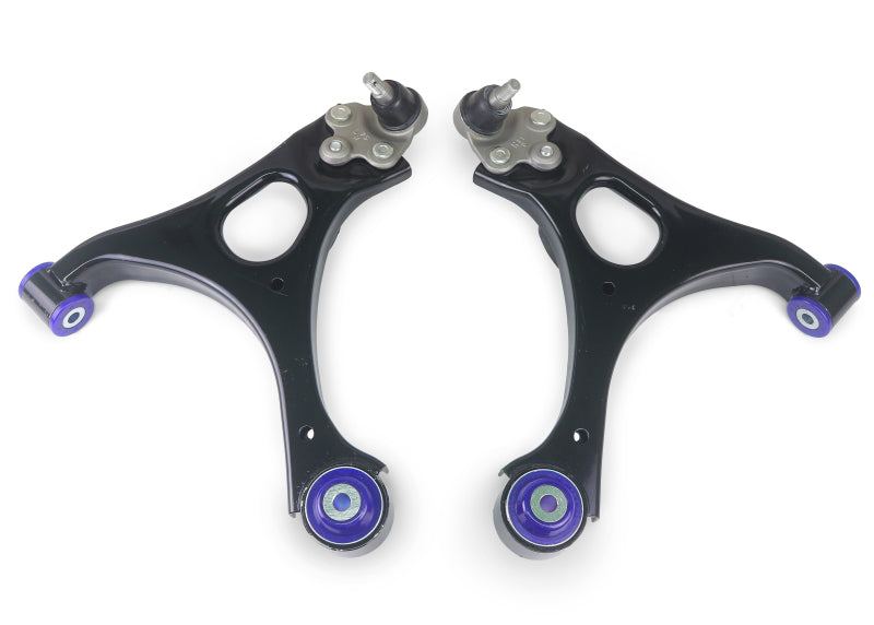 SuperPro 06 Honda Civic DX Front Lower Control Arm Set W/ Bushings Control Arms Superpro
