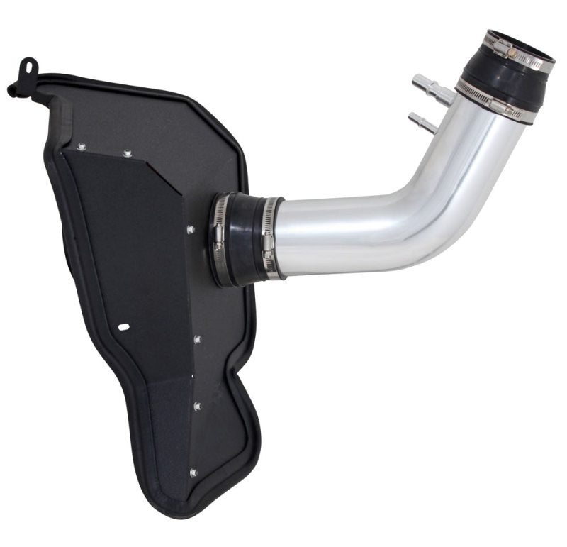 Spectre 15-16 Ford Mustang V6-3.7L F/I Air Intake Kit - Polished w/Red Filter Cold Air Intakes Spectre