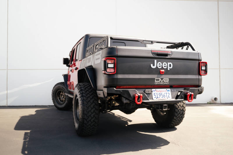 DV8 Offroad Elite Series D-Ring Shackles - Pair (Red) Bumper Accessories DV8 Offroad