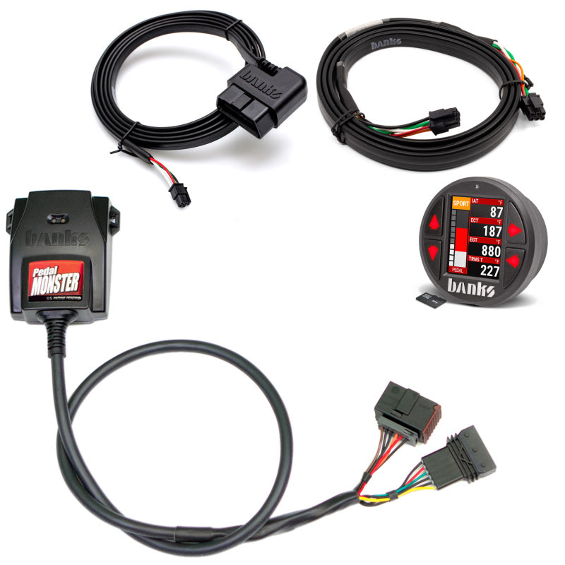 Banks Power Pedal Monster Kit TE Connectivity MT2 6 Way With iDash Data Pro Throttle Controllers Banks Power