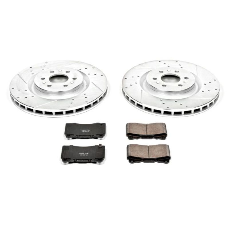 Power Stop 04-07 Cadillac CTS Front Z23 Evolution Sport Brake Kit Brake Kits - Performance D&S PowerStop
