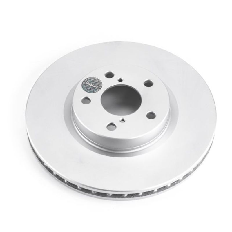 Power Stop 17-19 Subaru Impreza Front Evolution Geomet Coated Rotor Brake Rotors - OE - Cryo PowerStop