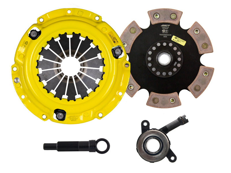ACT 08-17 Mitsubishi Lancer GT / GTS HD/Race Rigid 6 Pad Clutch Kit Clutch Kits - Single ACT