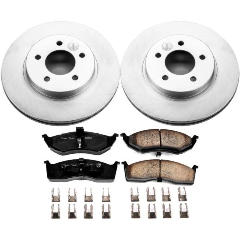 Power Stop 99-04 Chrysler 300M Front Z17 Evolution Geomet Coated Brake Kit Brake Kits - Performance Blank PowerStop