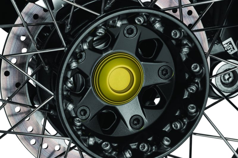 Kuryakyn Lodestar Rear Axle Sliders-BMW-Gold Hardware - Singles Kuryakyn