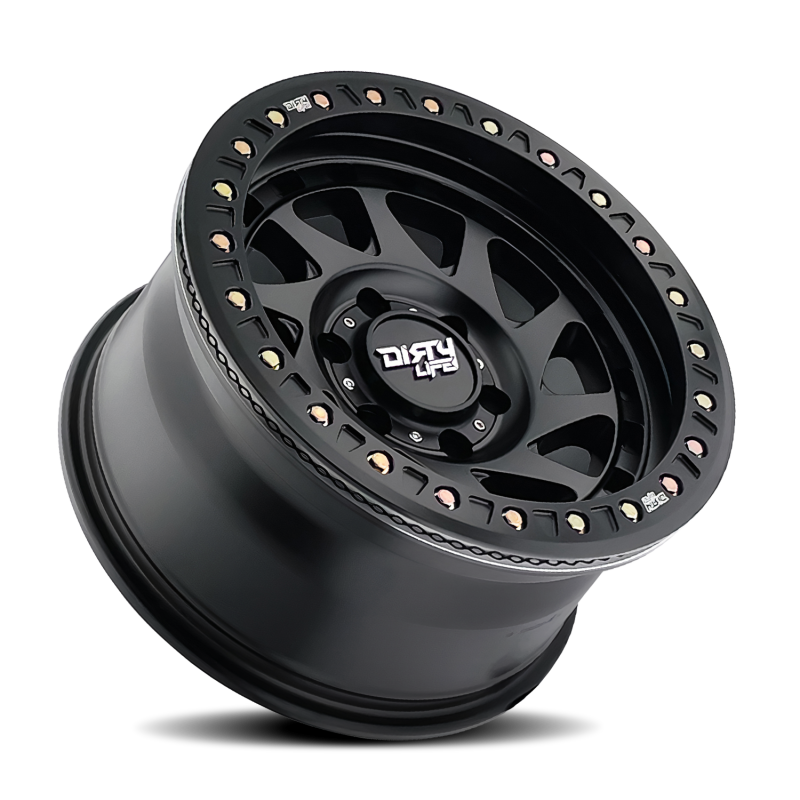 Dirty Life 9313 Enigma Race 17x9 / 8x170 BP / -12mm Offset / 125.2mm Hub Matte Black Wheel Wheels - Cast Dirty Life