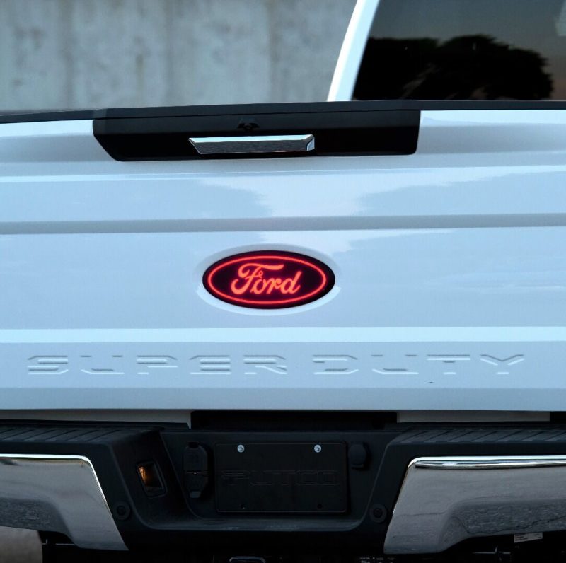 Putco 17-19 Ford SuperDuty Rear Luminix Ford LED Emblem Light Bars & Cubes Putco