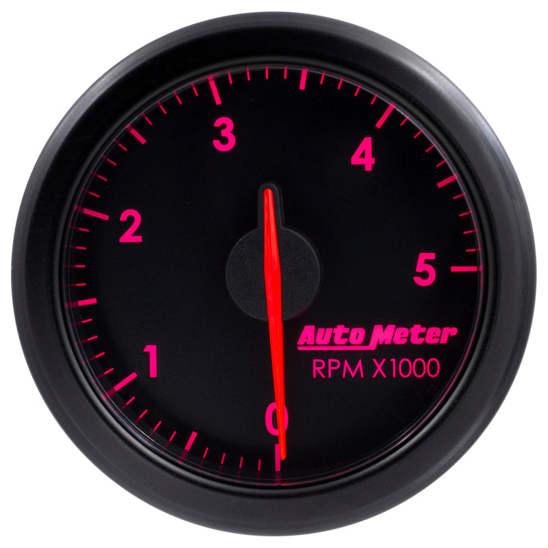 Autometer Airdrive 2-1/6in Tachometer Gauge 0-5K RPM - Black Gauges AutoMeter