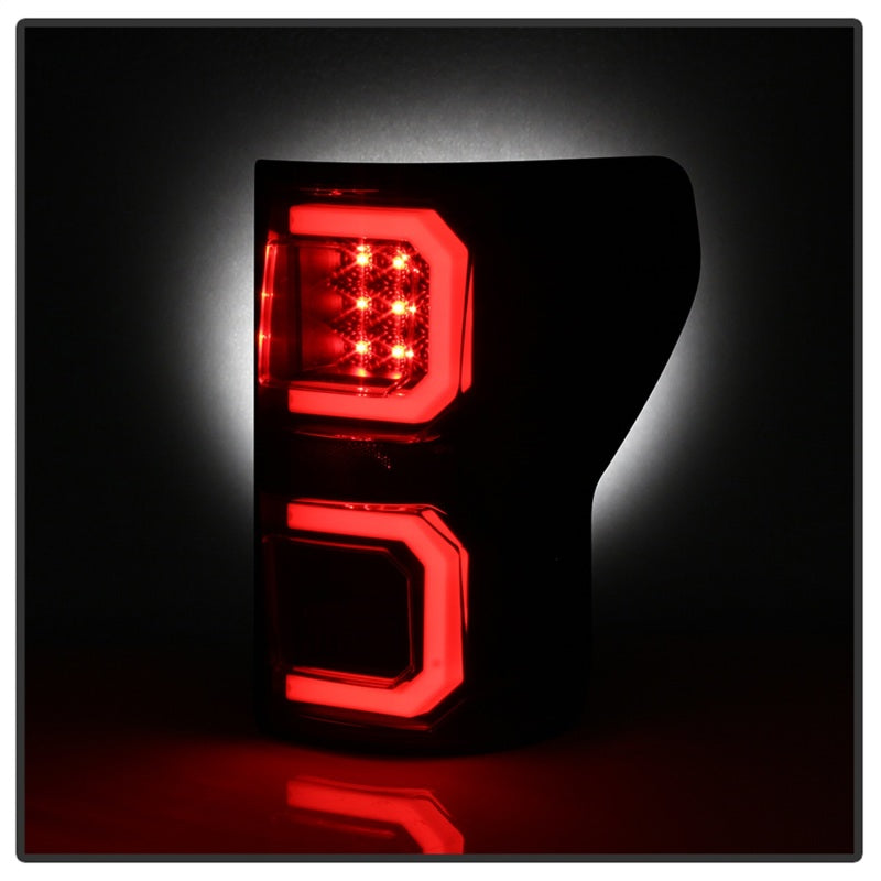 Spyder 07-13 Toyota Tundra V2 Light Bar LED Tail Lights - Black ALT-YD-TTU07V2-LB-BK Tail Lights SPYDER