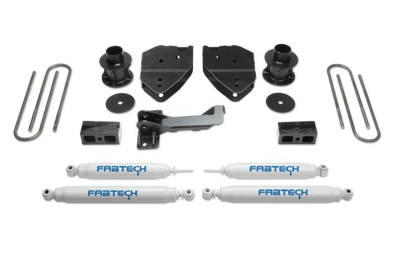 Fabtech 17-21 Ford F250/F350 4WD 4in Budget Sys w/Perf Shks Lift Kits Fabtech