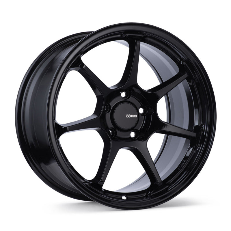 Enkei TS-7 18x8 5x114.3 35mm Offset 72.6mm Bore Gloss Black Wheel Wheels - Cast Enkei